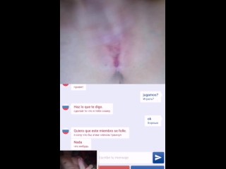Blanquita Caliente Se Masturba Conmigo Por Videochat